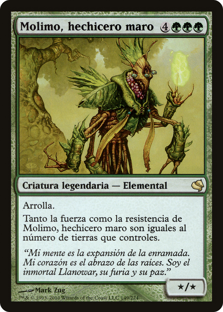 Molimo, Maro-Sorcerer (Spanish) - "Molimo, hechicero maro" (PS11-149) [Salvat 2011]