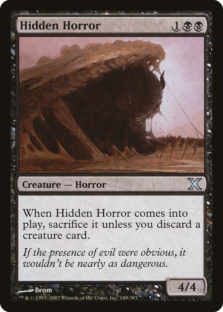 Hidden Horror (10E-149) [Tenth Edition]