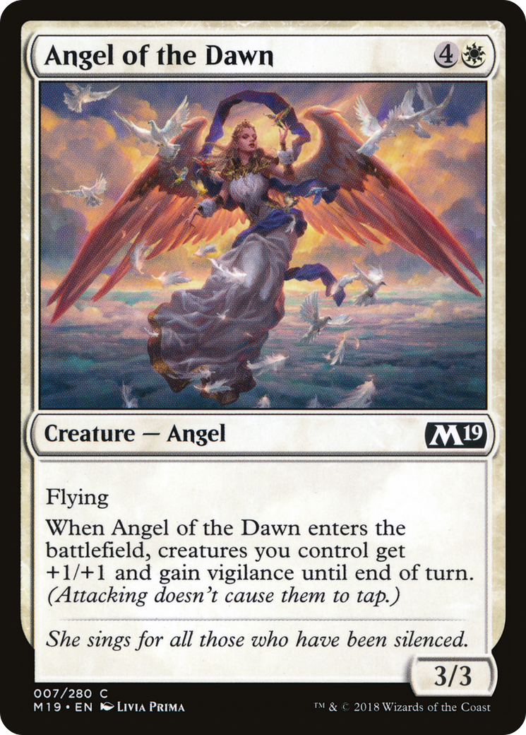 Angel of the Dawn (M19-007) [Core Set 2019]