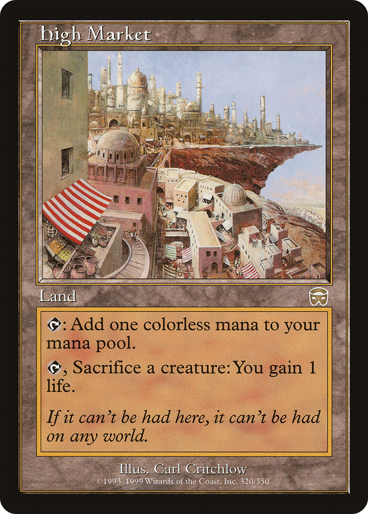 High Market (MMQ-320) [Mercadian Masques]