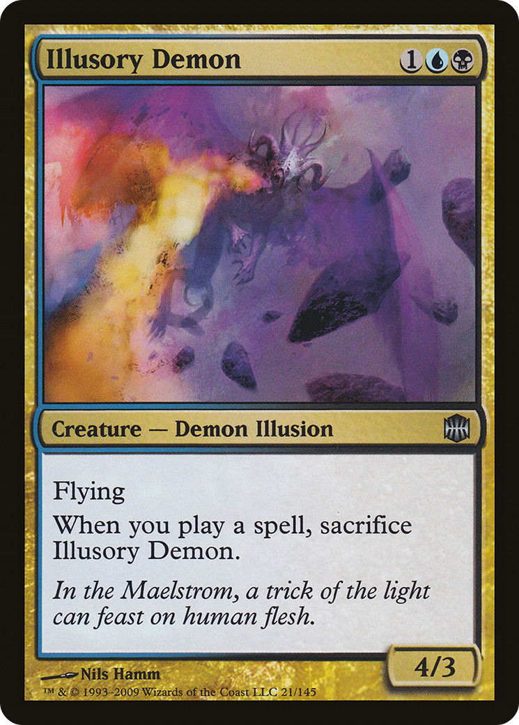 Illusory Demon (ARB-021) [Alara Reborn] Foil