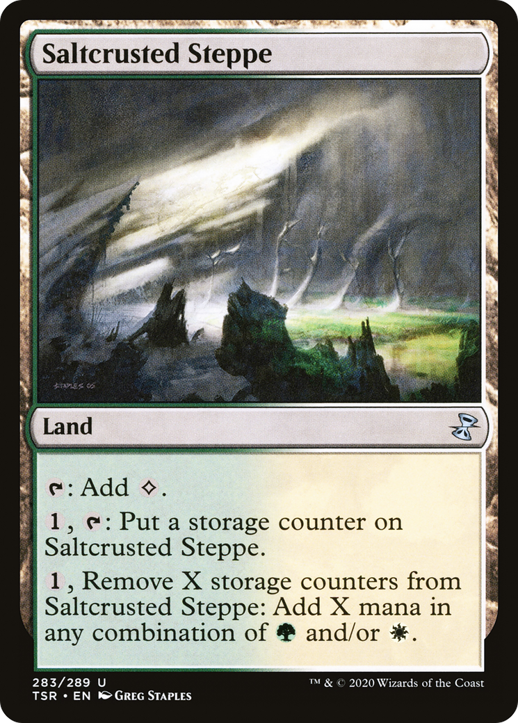 Saltcrusted Steppe (TSR-283) [Time Spiral Remastered] Foil