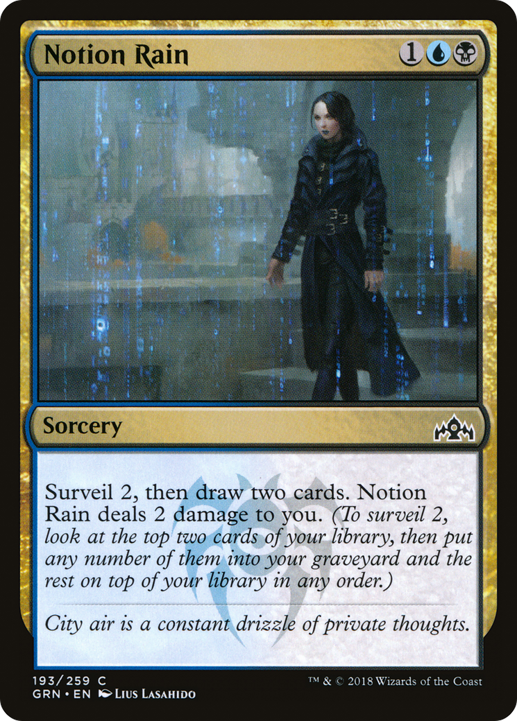 Notion Rain (GRN-193) [Guilds of Ravnica] Foil