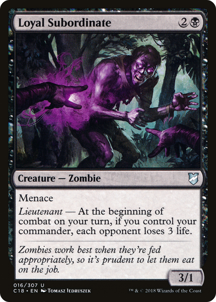 Loyal Subordinate (C18-016) [Commander 2018]