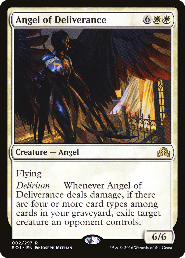 Angel of Deliverance (SOI-002) [Shadows over Innistrad] Foil