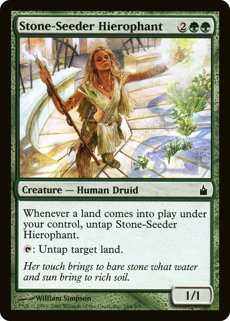 Stone-Seeder Hierophant (RAV-184) [Ravnica: City of Guilds] Foil