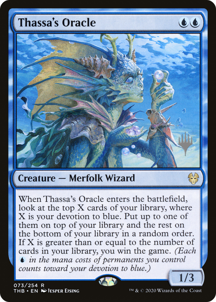 Thassa's Oracle (PPTHB-073) [Promo Pack: Theros Beyond Death Promos]