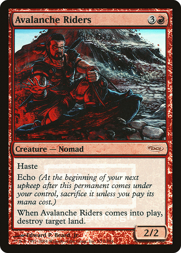 Avalanche Riders (FNM-009) [Friday Night Magic 2004] Foil