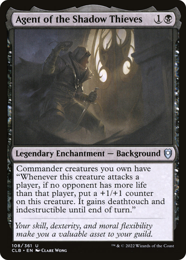 Agent of the Shadow Thieves (CLB-108) [Commander Legends: Battle for Baldur's Gate] Foil