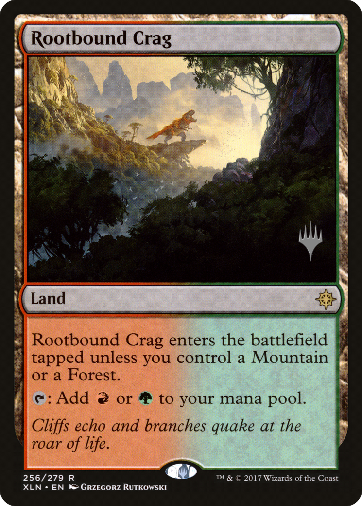 Rootbound Crag (PPM20-256) [Promo Pack: Ixalan Promos] Foil