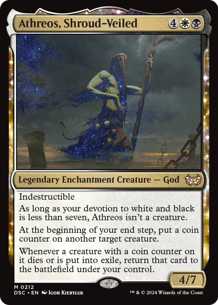 Athreos, Shroud-Veiled (DSC-212) [Duskmourn: House of Horror Commander]