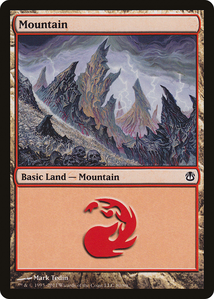 Mountain (DDH-080) [Duel Decks: Ajani vs. Nicol Bolas]