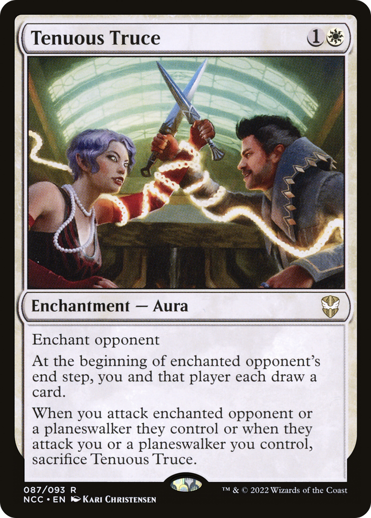 Tenuous Truce (NCC-087) [New Capenna Commander] Foil