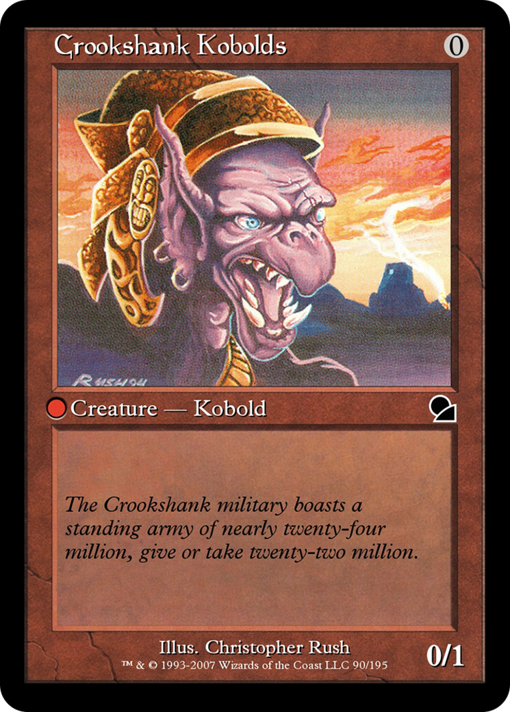 Crookshank Kobolds (ME1-090) [Masters Edition] Foil