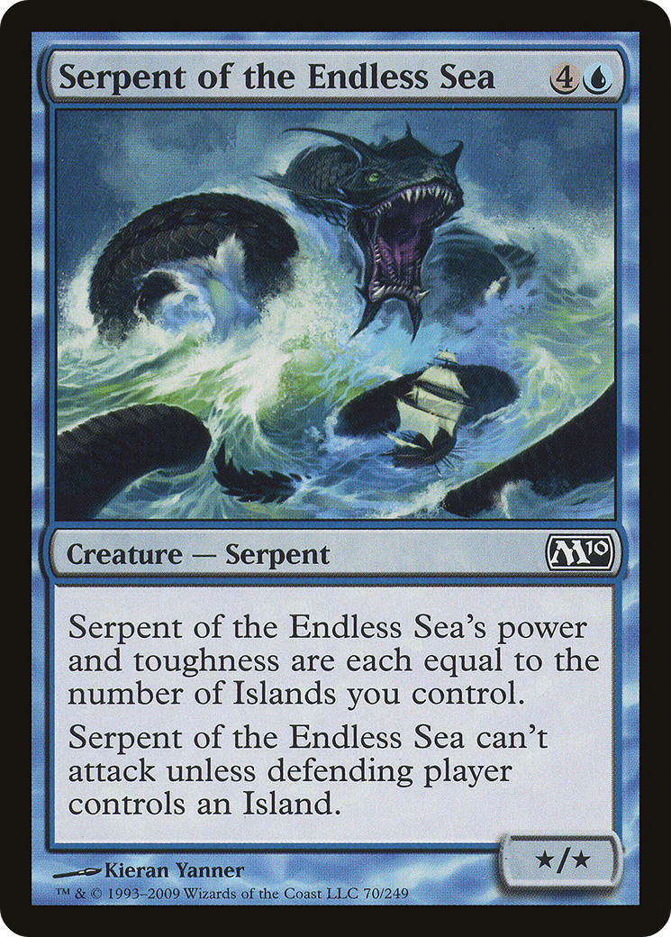 Serpent of the Endless Sea (M10-070) [Magic 2010] Foil