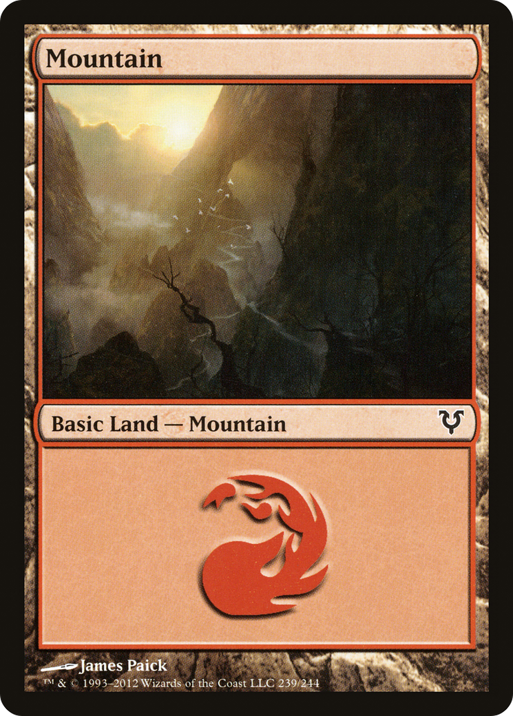 Mountain (AVR-239) [Avacyn Restored] Foil