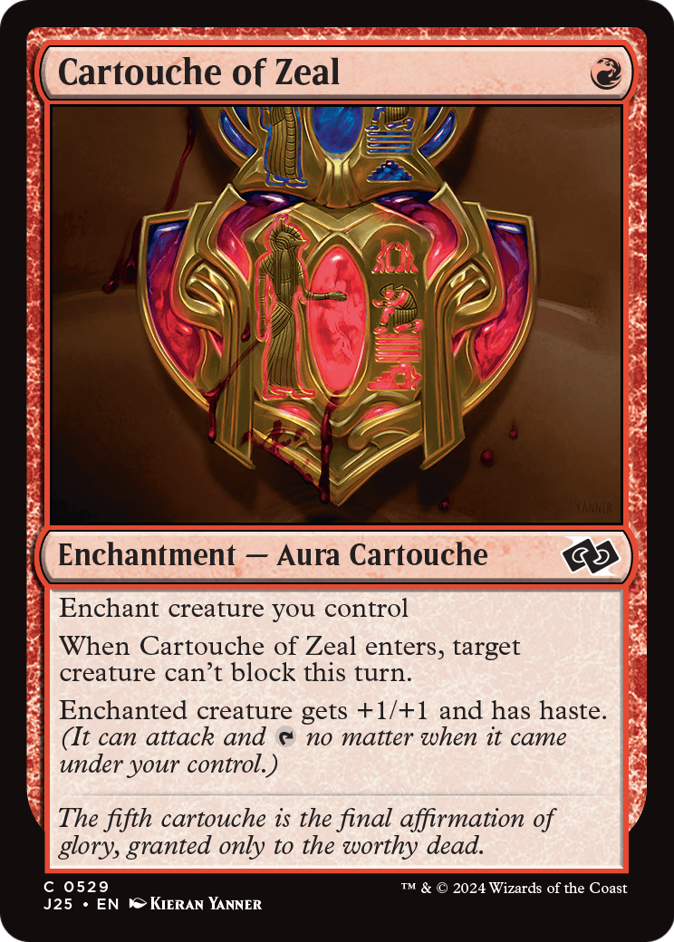 Cartouche of Zeal (J25-529) [Foundations Jumpstart]