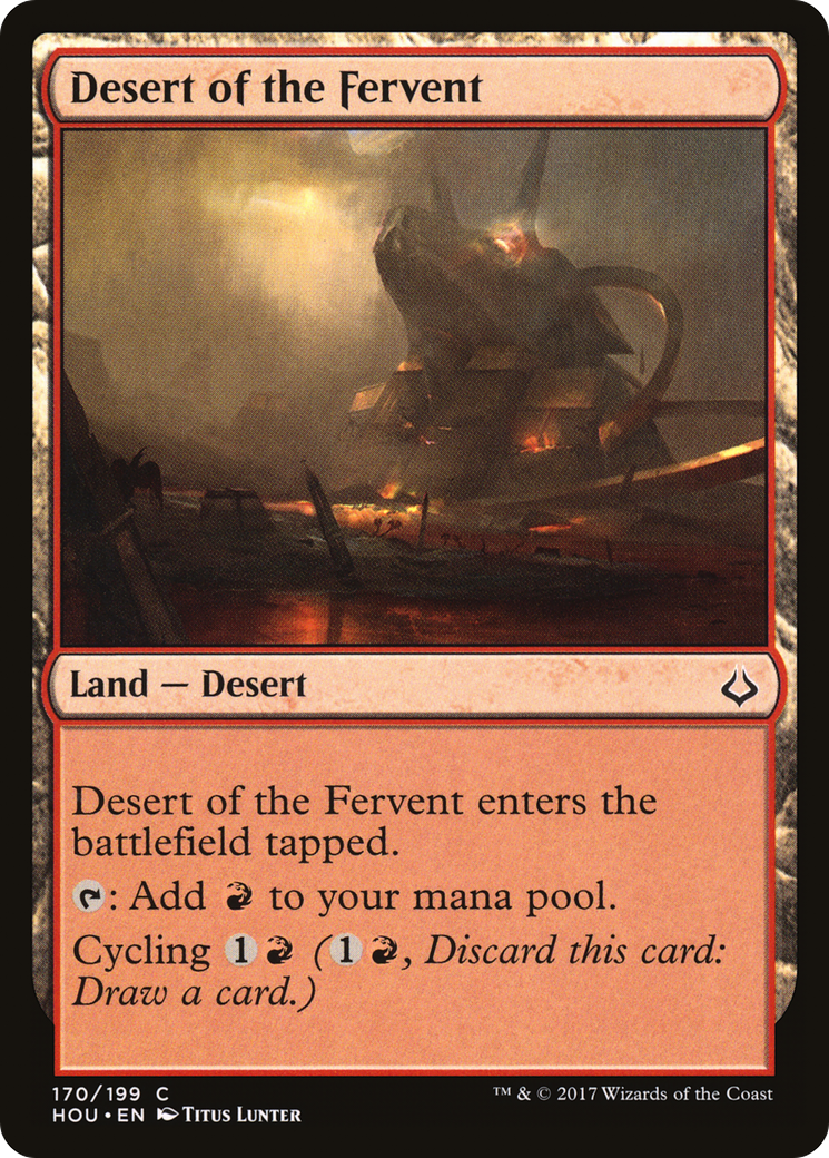 Desert of the Fervent (HOU-170) [Hour of Devastation] Foil