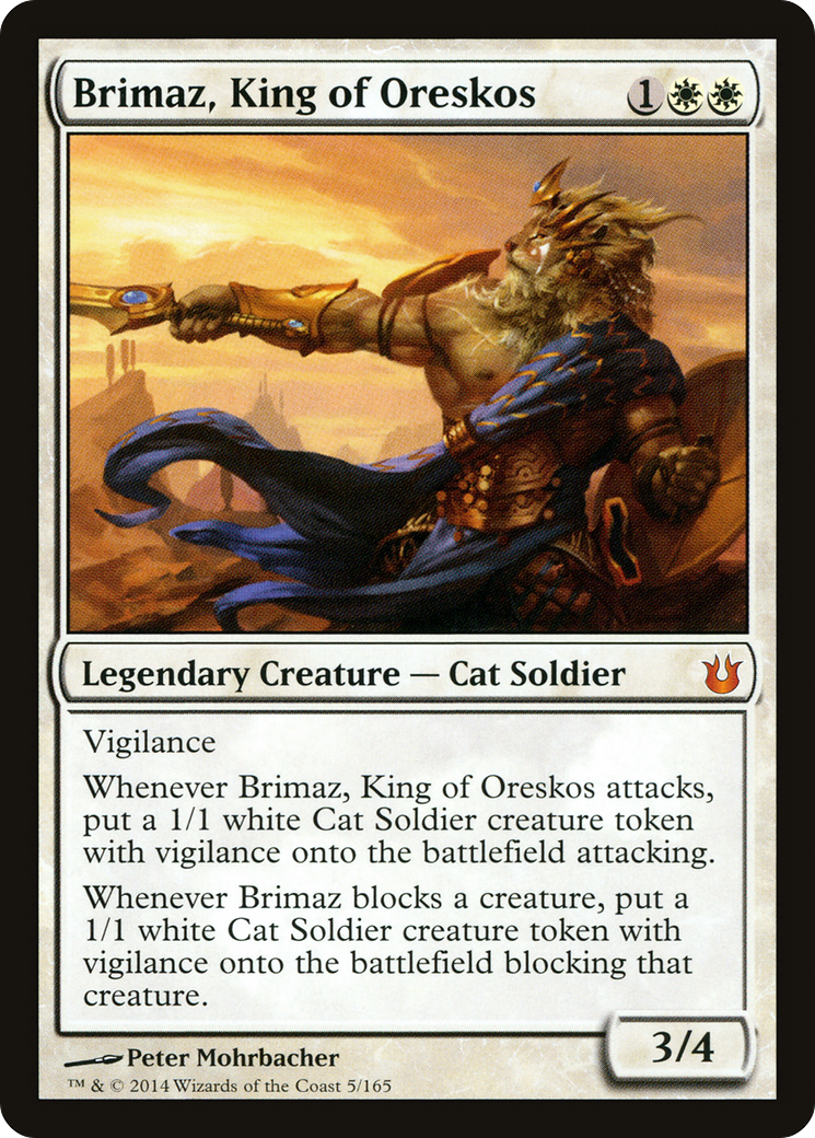 Brimaz, King of Oreskos (BNG-005) [Born of the Gods]