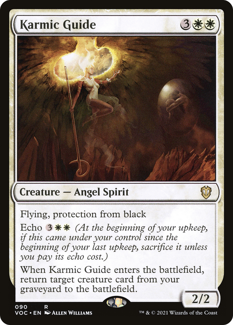 Karmic Guide (VOC-090) [Crimson Vow Commander]