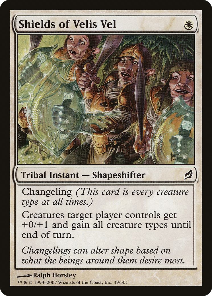 Shields of Velis Vel (LRW-039) [Lorwyn] Foil