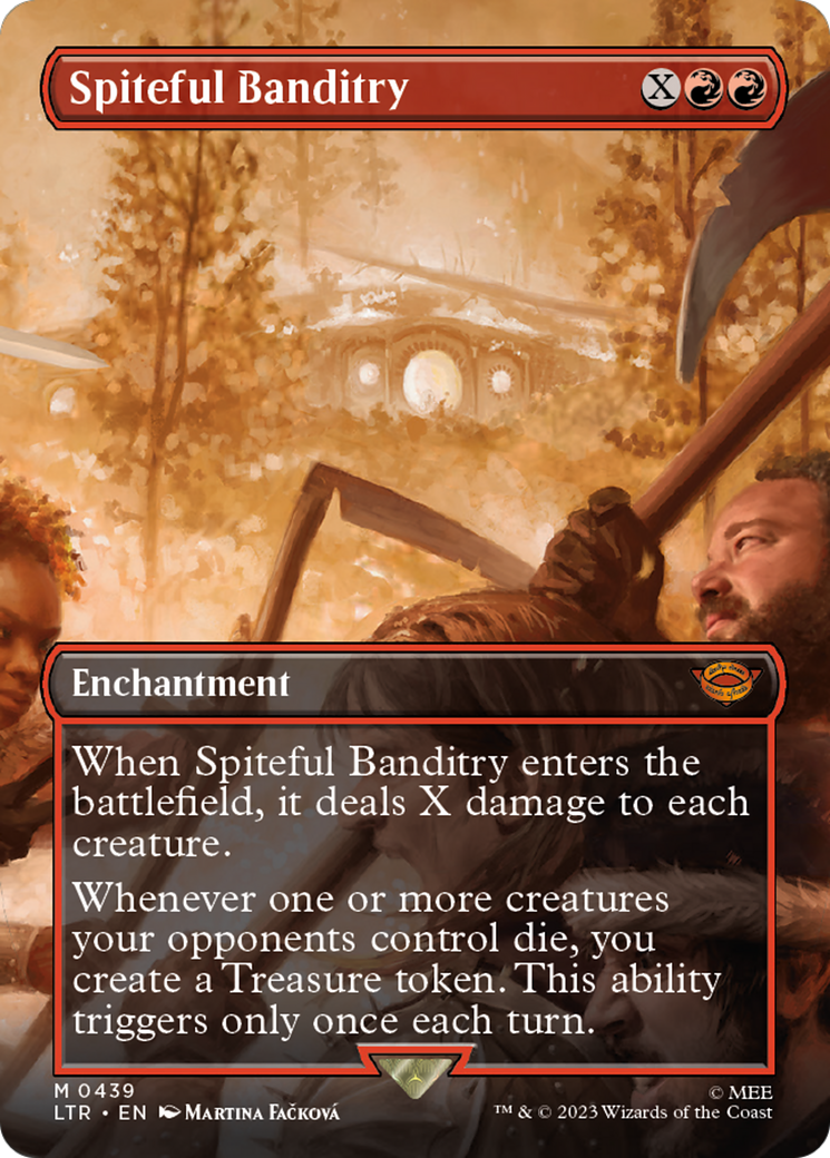 Spiteful Banditry (Borderless) (LTR-439) [The Lord of the Rings: Tales of Middle-earth]