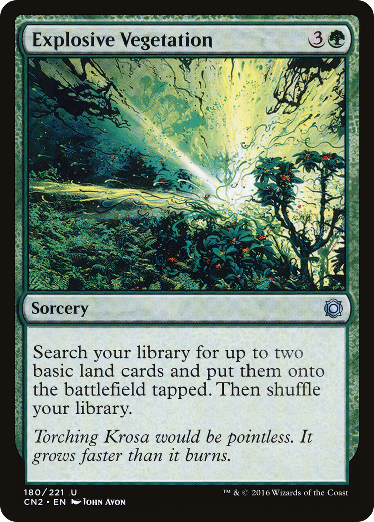Explosive Vegetation (CN2-180) [Conspiracy: Take the Crown]