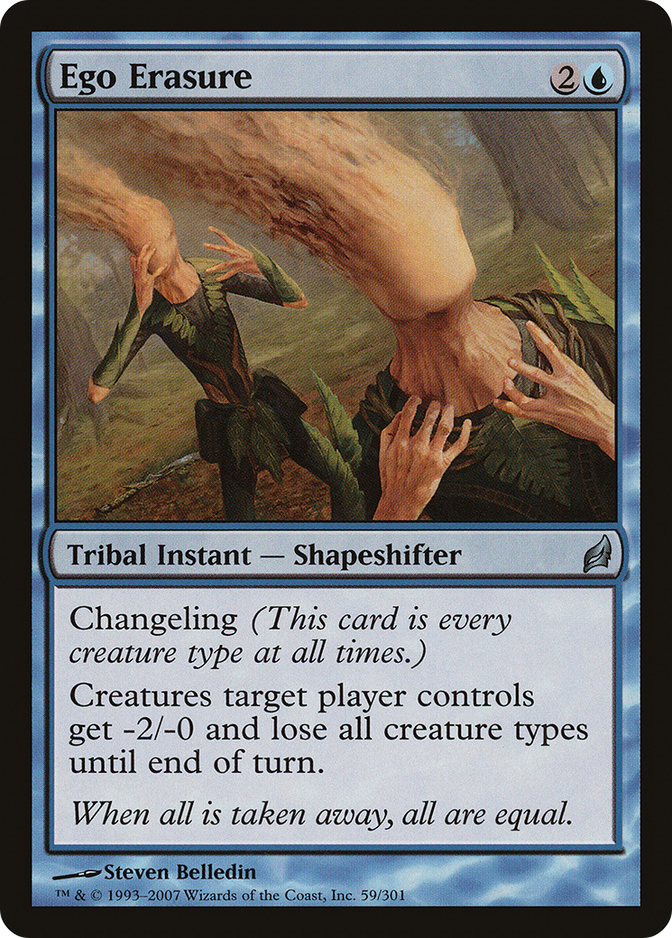 Ego Erasure (LRW-059) [Lorwyn] Foil