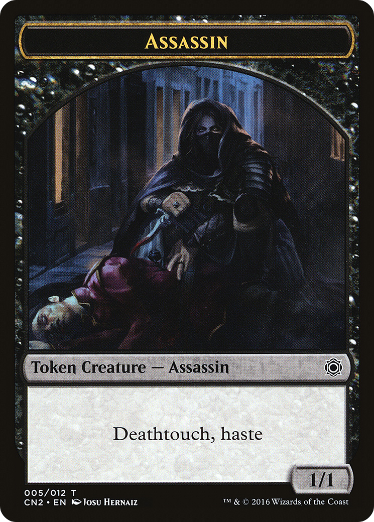 Assassin Token (CN2-005) [Conspiracy: Take the Crown Tokens]