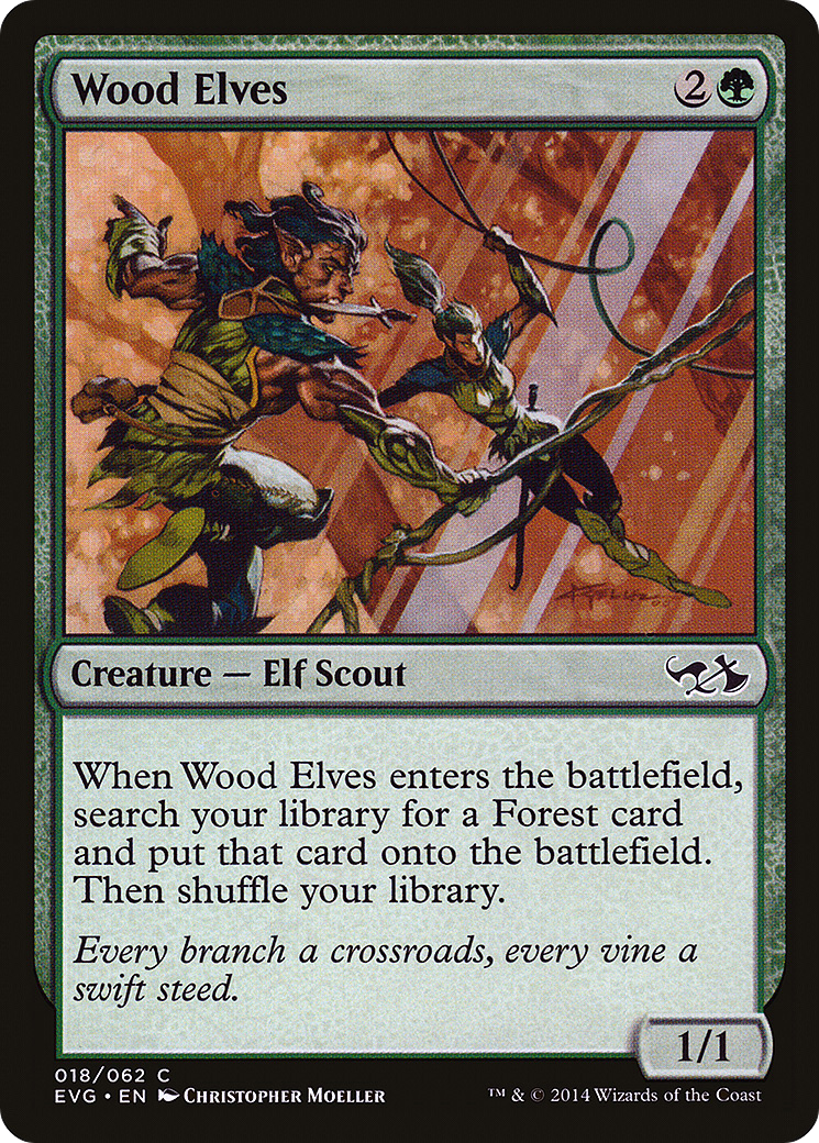Wood Elves [Duel Decks Anthology: Elves vs. Goblins]