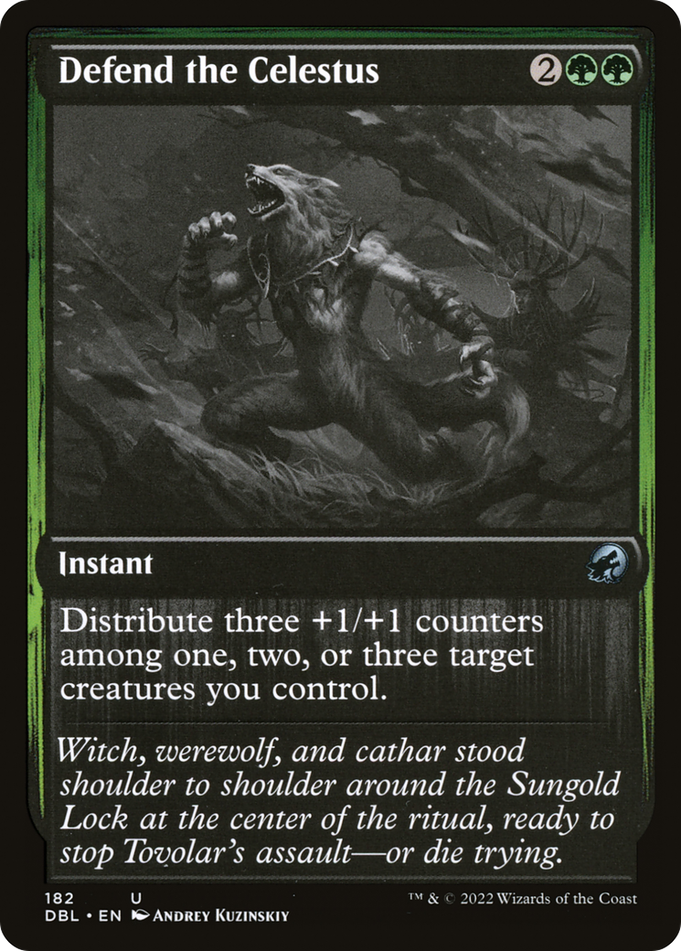Defend the Celestus (DBL-182) [Innistrad: Double Feature]