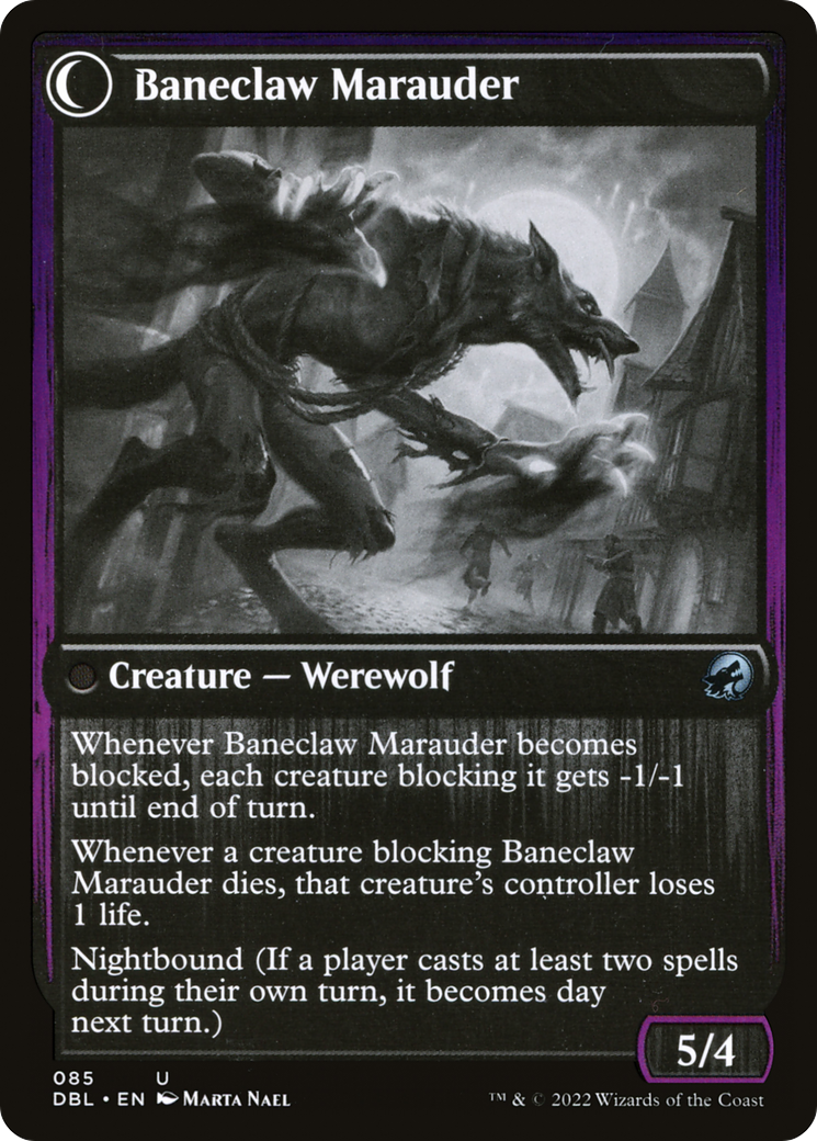 Baneblade Scoundrel (DBL-085) [Innistrad: Double Feature] Foil