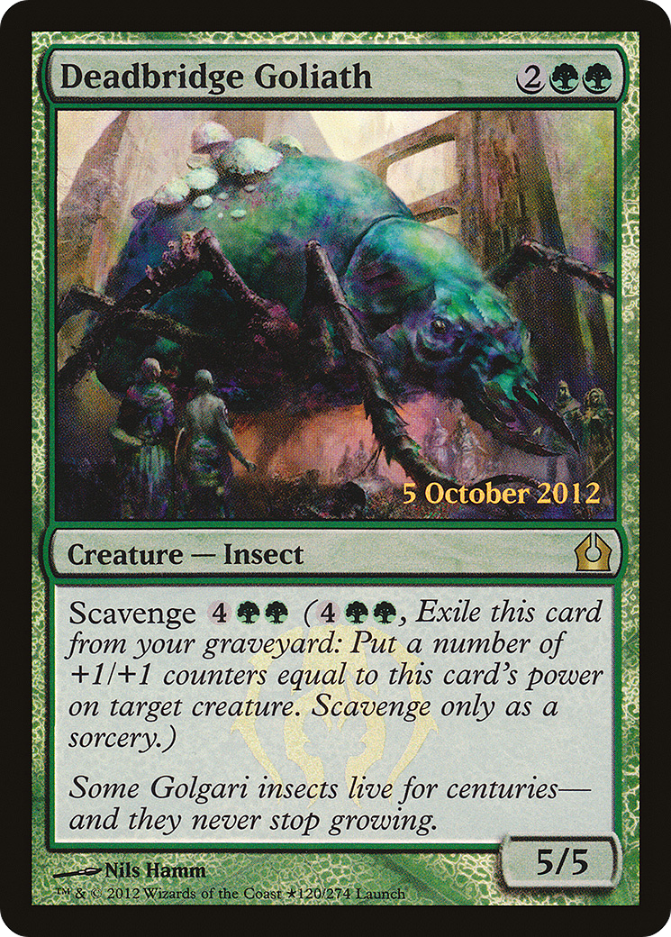 Deadbridge Goliath (LARP-120) [Return to Ravnica Promos] Foil