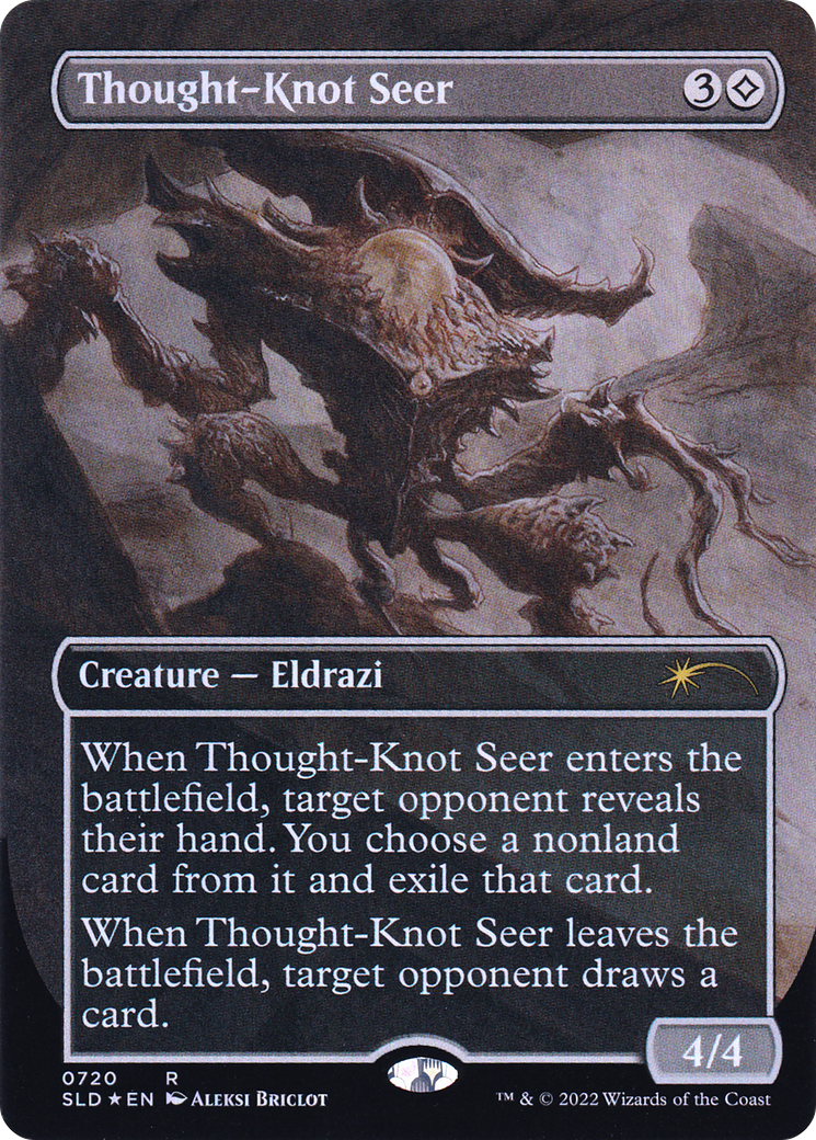 Thought-Knot Seer (SLD-720) (Borderless) [Secret Lair Drop] Foil