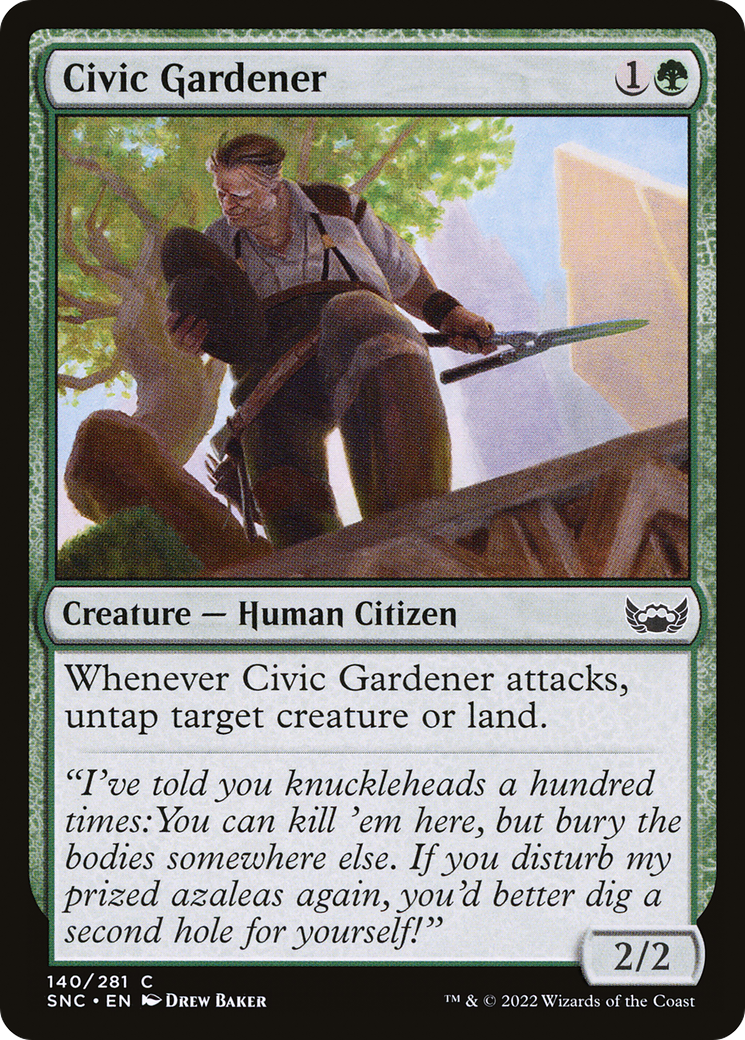 Civic Gardener (SNC-140) [Streets of New Capenna] Foil