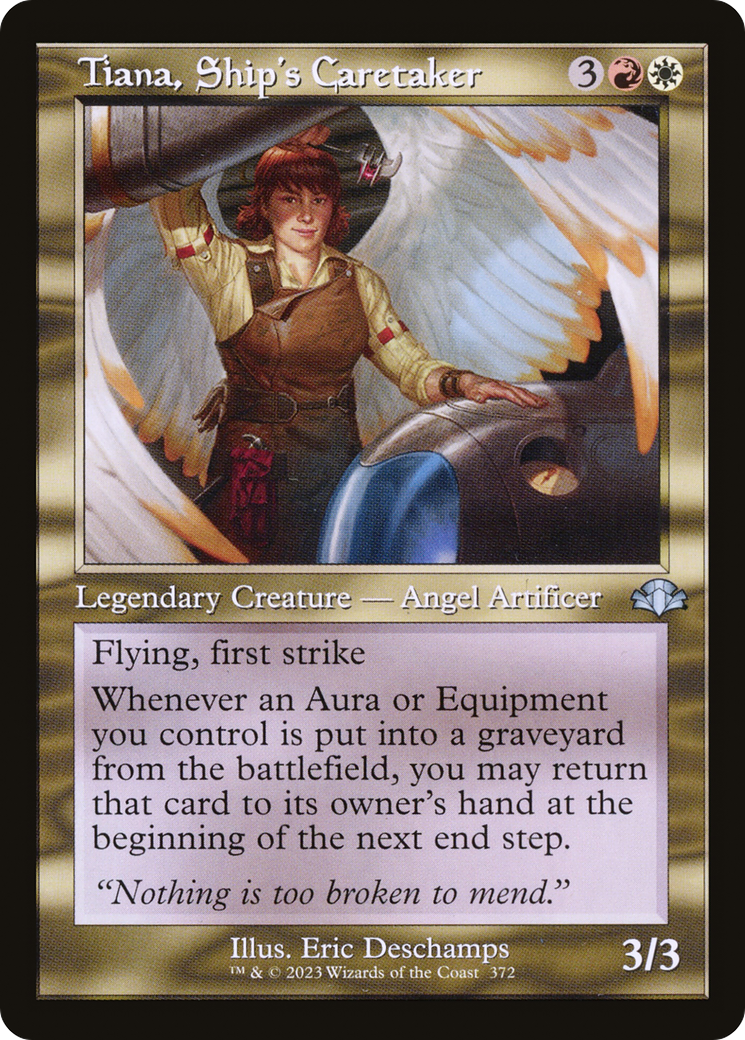 Tiana, Ship's Caretaker (Retro Frame) (DMR-372) [Dominaria Remastered] Foil