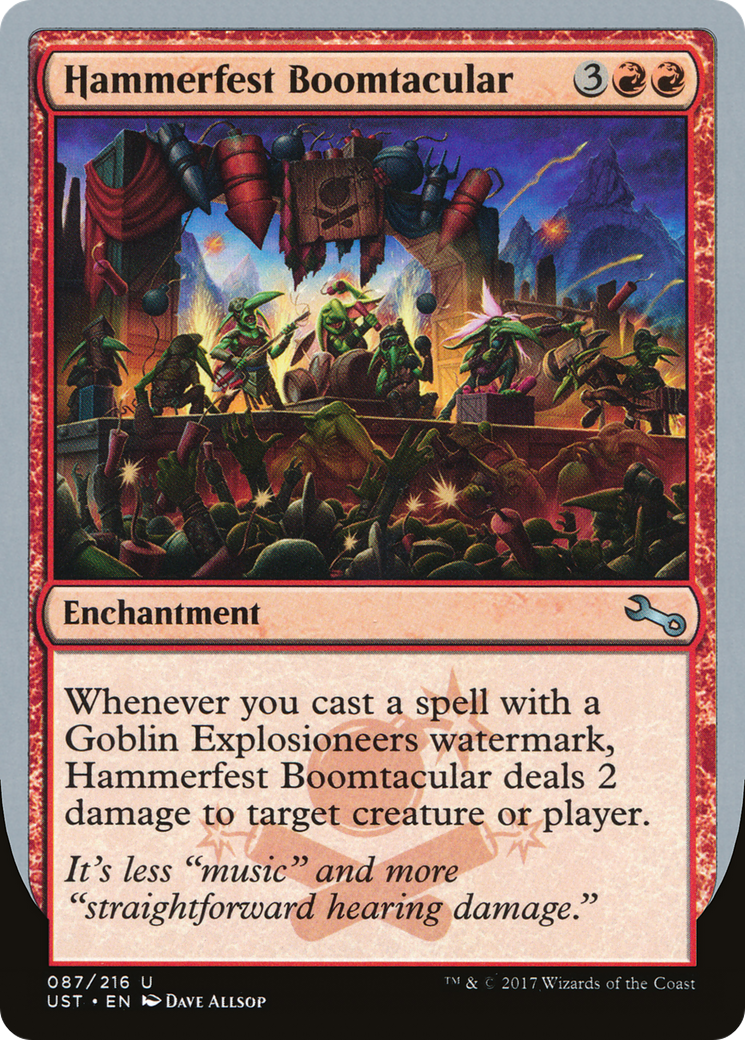 Hammerfest Boomtacular (UST-087) [Unstable] Foil