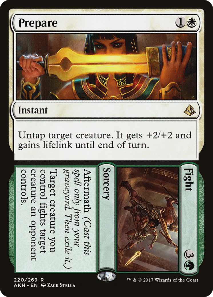 Prepare // Fight (AKH-220) [Amonkhet] Foil