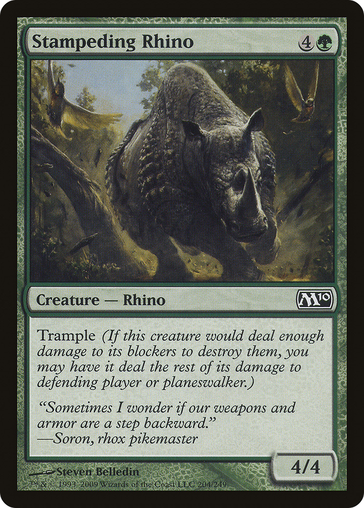 Stampeding Rhino (M10-204) [Magic 2010]