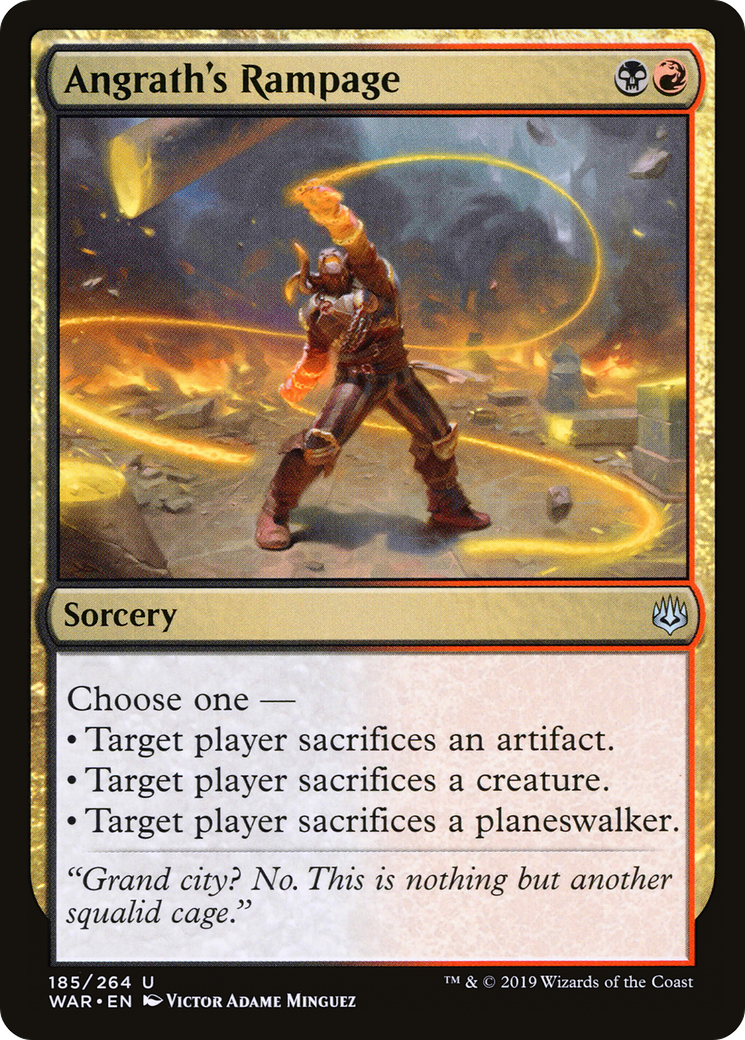 Angrath's Rampage (WAR-185) [War of the Spark]