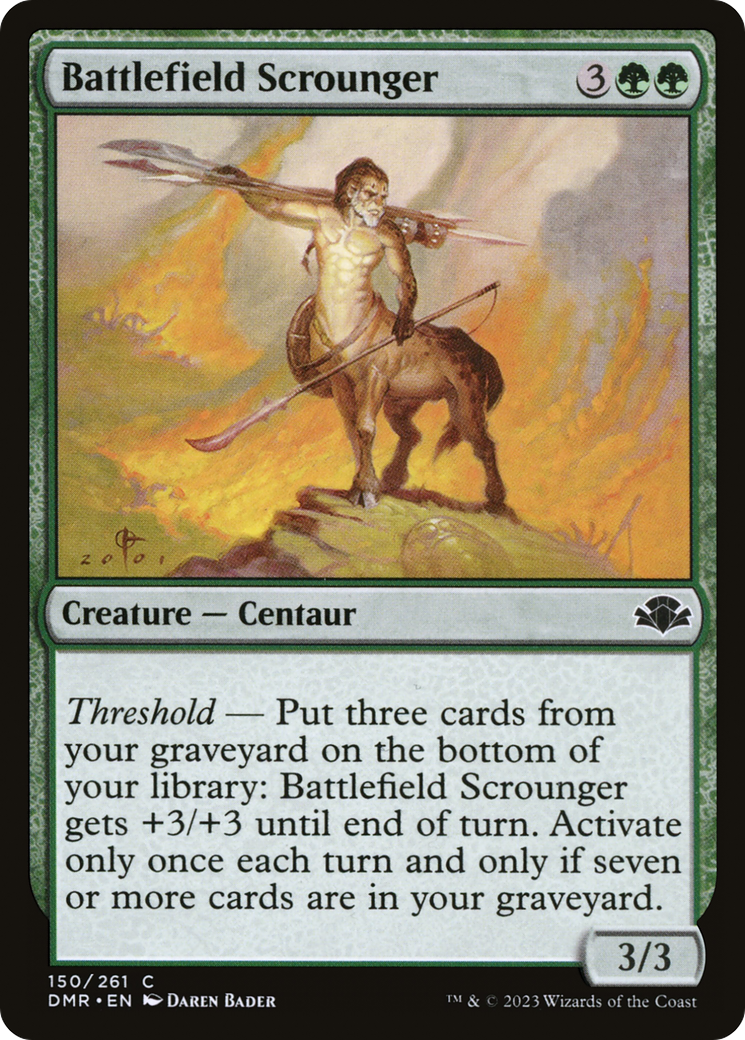 Battlefield Scrounger (DMR-150) [Dominaria Remastered] Foil