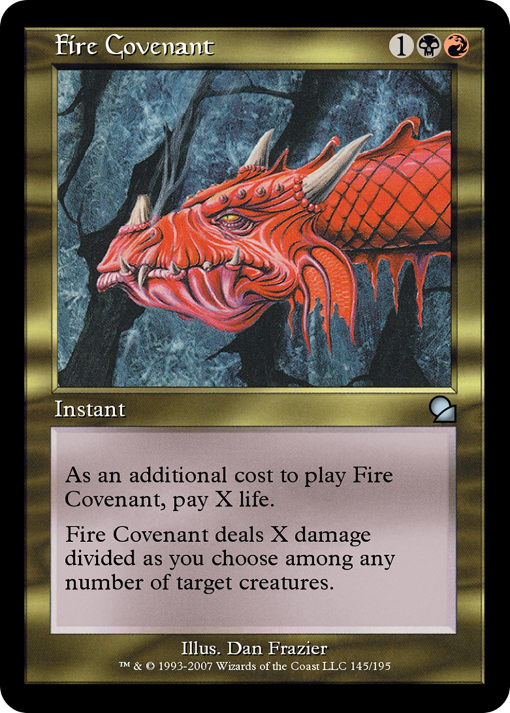 Fire Covenant (ME1-145) [Masters Edition] Foil