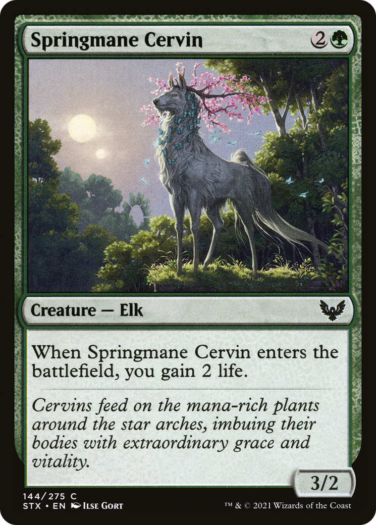 Springmane Cervin (STX-144) [Strixhaven: School of Mages]