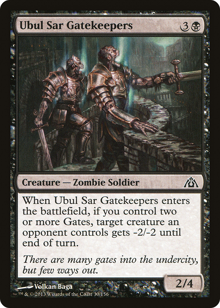 Ubul Sar Gatekeepers (DGM-030) [Dragon's Maze]
