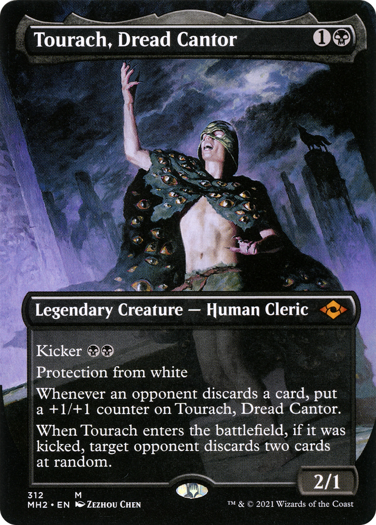 Tourach, Dread Cantor (Borderless) (MH2-312) (Borderless) [Modern Horizons 2]