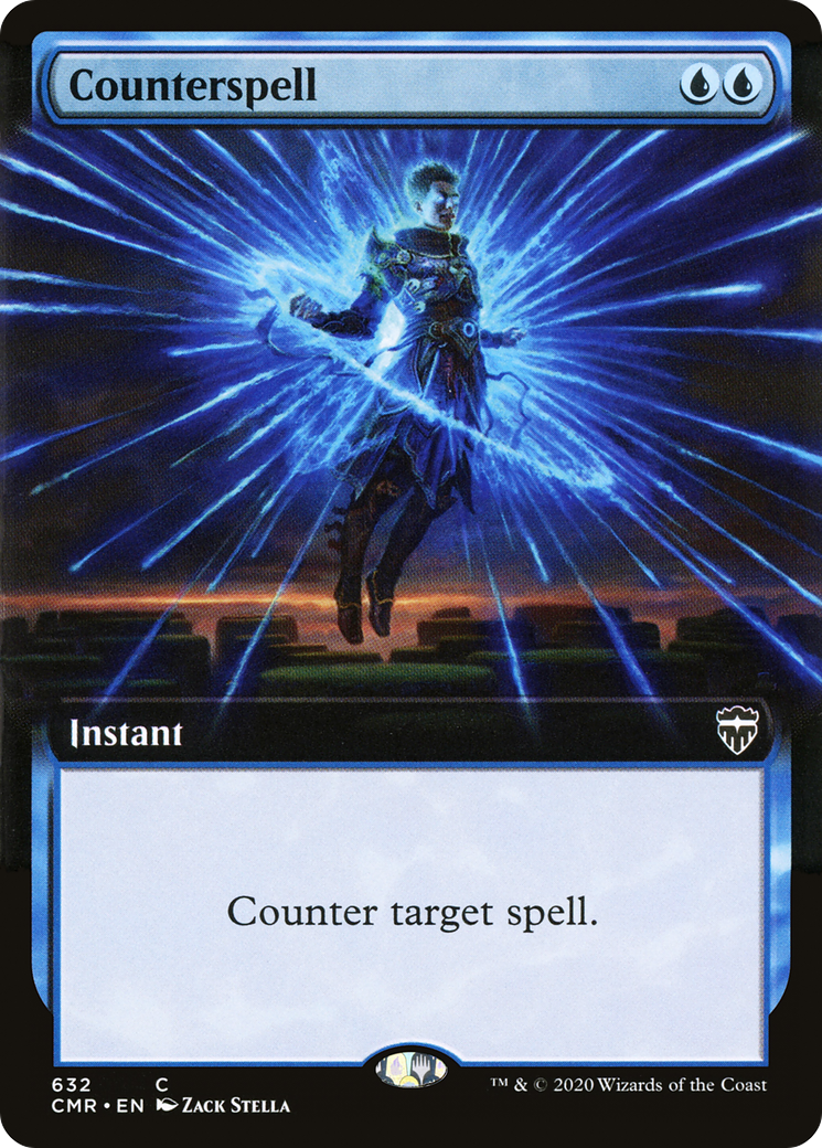 Counterspell (Extended Art) (CMR-632) [Commander Legends]