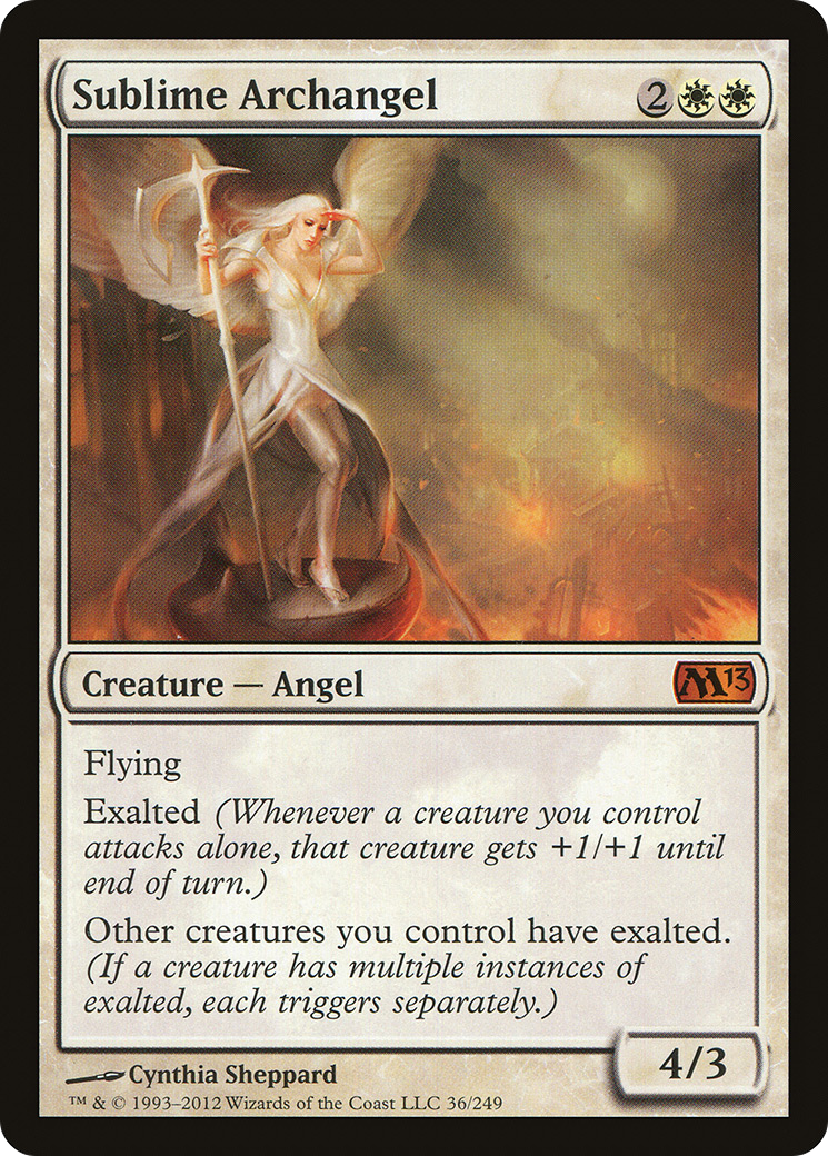 Sublime Archangel (M13-036) [Magic 2013] Foil
