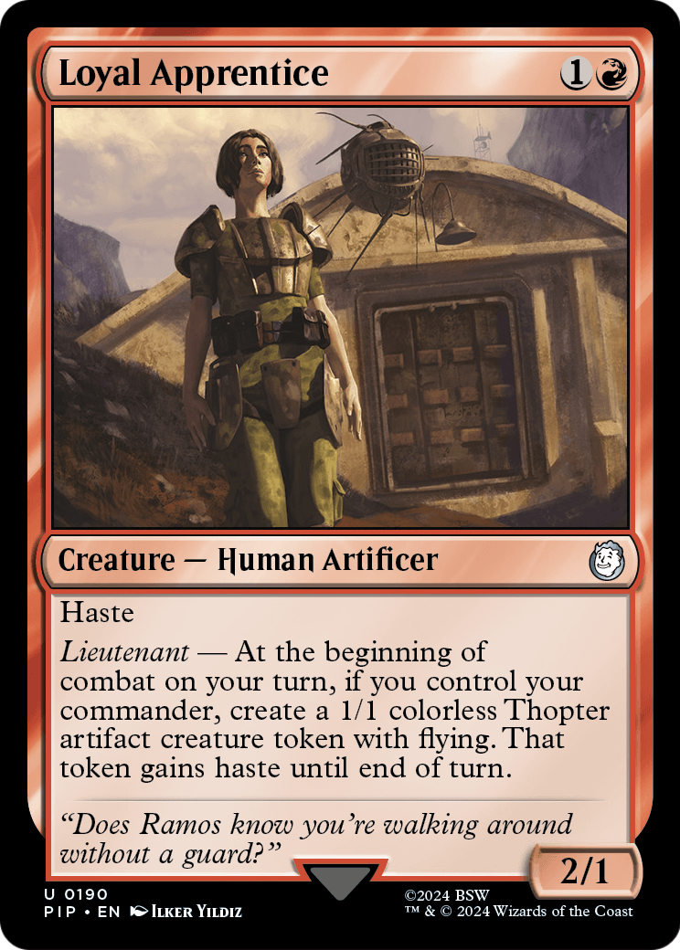 Loyal Apprentice (PIP-190) [Fallout]
