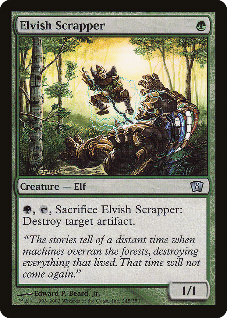 Elvish Scrapper (8ED-245) [8th Edition] Foil