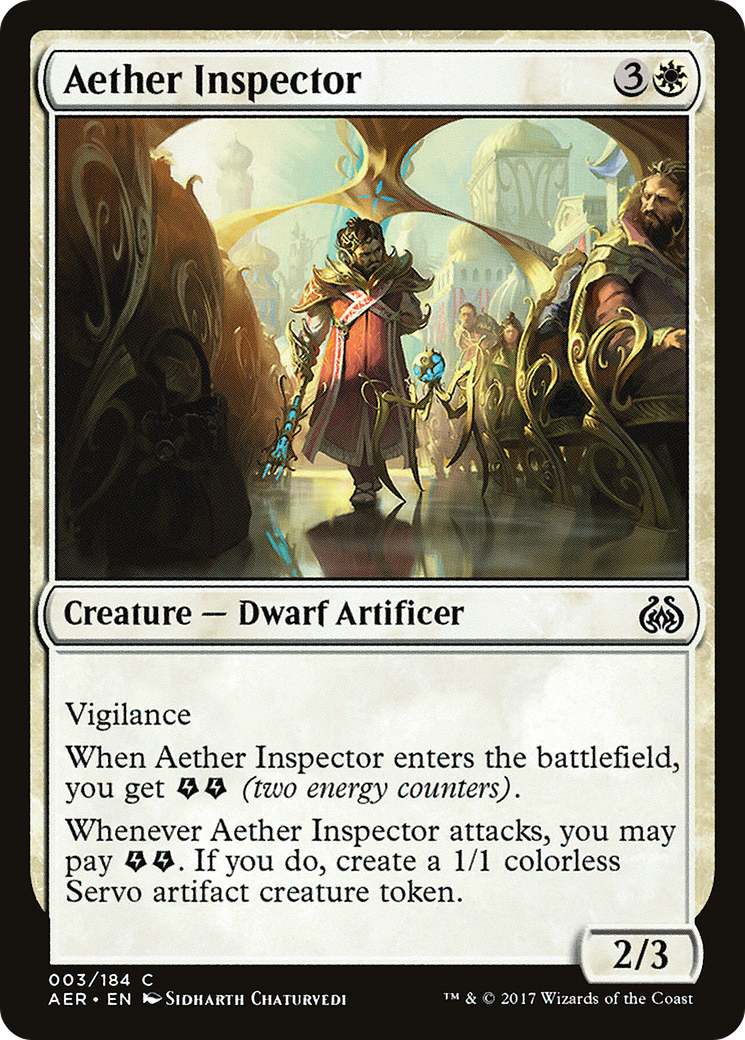 Aether Inspector (AER-003) [Aether Revolt] Foil